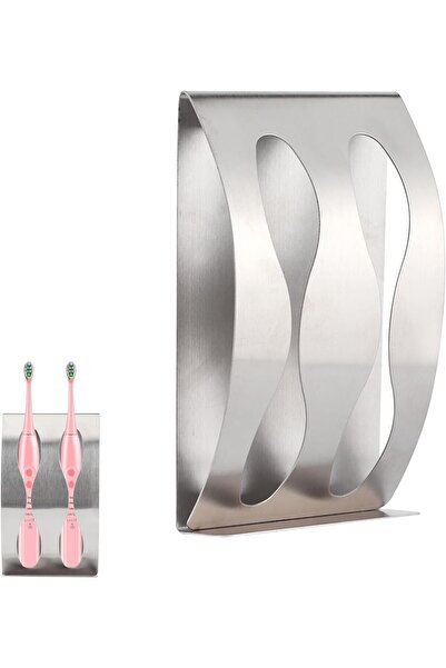 Arabest Toothbrush Holder, Stainless Steel Wall Mount Bathroom Toothbrush Hol...