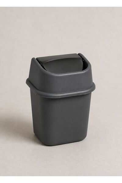 Jet's Home Anthracite Trash Can 6 L - with Swinging Lid, Office, under Desk, ...