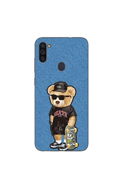 OEM Husa compatibila cu Samsung Galaxy A11 Silicon Gel Tpu Model Bear Skate F...