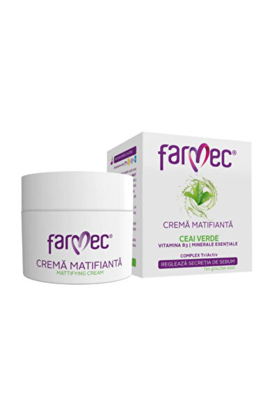 Farmec Crema Matifianta cu Ceai Verde - Farmec, 50 ml
