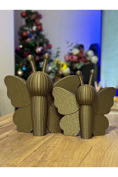 ARKlife 3D Electronic Dekoratif Lüks Kelebek 2'li Biblo Seti Modern Ev Salon ...
