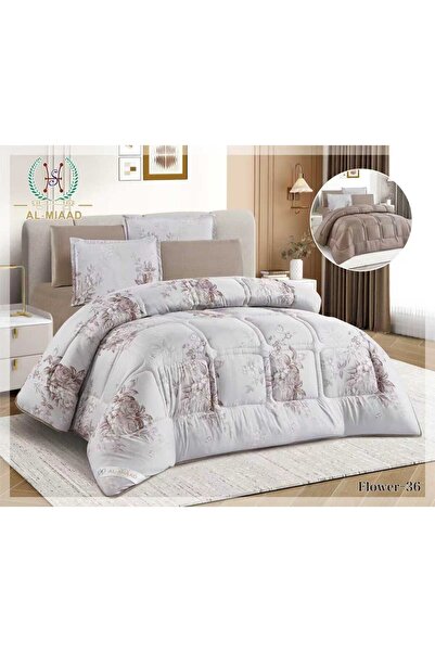 ALMIAAD Double Quilted Double-Sided Puffy Quilt - Soft Microfiber |   Nefren ...