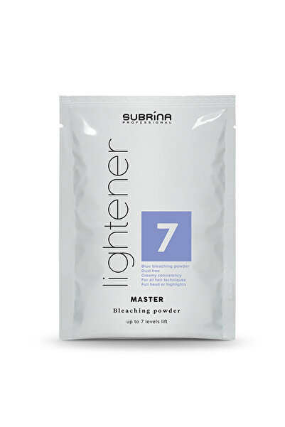 Subrina Professional Lightener Master Refill - Pudră de decolorare, 7 Nivelur...