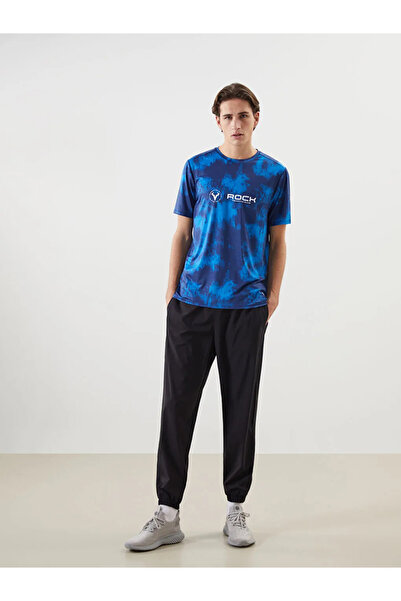 LC Waikiki Blue Crew Neck Men's Sports T-Shirt