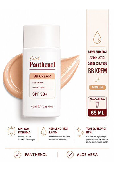 extal Panthenol Bb Cream Medium Liquid |   Spf 50+ Uva/Uvb 50 ml |   Moisturi...