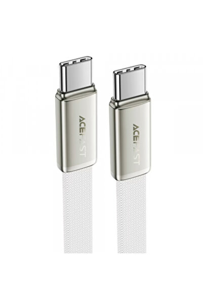Acefast Καλώδιο Δεδομένων και Φόρτισης USB-C - USB-C C24-03, 60W, 1.2μ, Λευκό