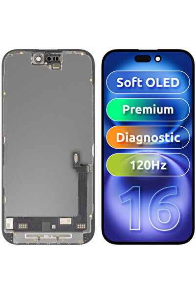 Mpelleconcept Display cu touchscreen MP compatibil cu Apple iPhone 16, cu ram...