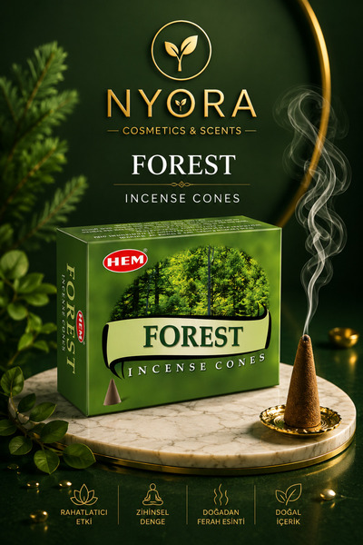 Hem Marka Forest Orman Kokulu 10 Adet Konik Tütsü