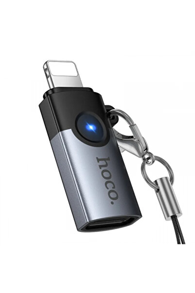 hoco. Adaptor OTG USB-C - Lightning HOCO UA46A, Gri