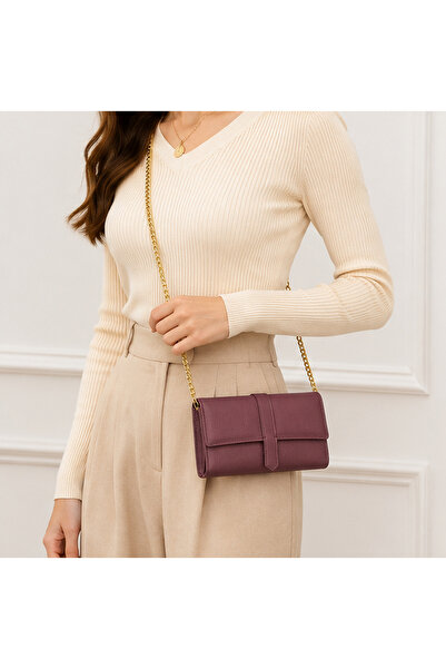ETEN Ladies Clutch Bag BSCLWW114-, BURGUNDY