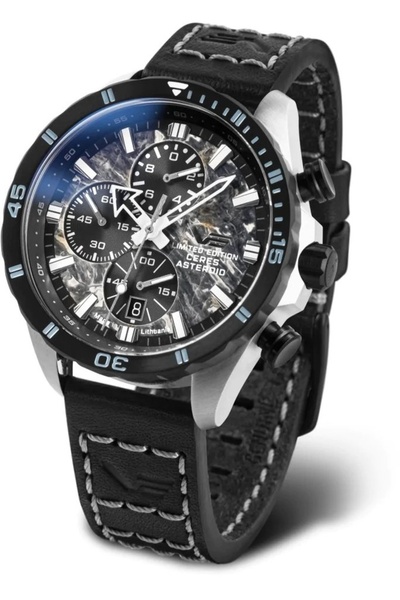 Vostok Europe Ceas bărbătesc 6S10-320E693 — negru, clasic, rezistent la apă.