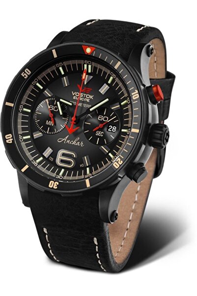 Vostok Europe Set bărbați 6S21-510C582 — negru, sportiv, cu o curea suplimentară