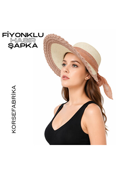 korsefabrika trend mood store Stylish and Functional Bowknot Straw Weave Beac...