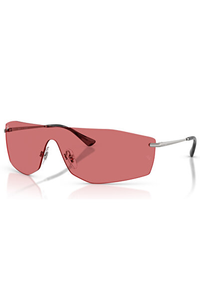 Ray-Ban RB 3781 00475 41 نظارة شمسية للجنسين باللون الرمادي مع إطار معدني