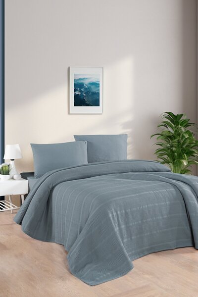 evdehome Pamuk Softy Yastıksız Tek Kişilik Pike 160x230