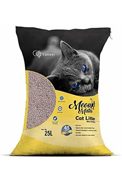 MEOW Bentonite Cat Litter Lemon Scent 25L 20kg