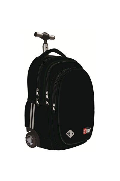 MAJEWSKI Rucsac Troller TB-01 Negru, Stânga/Dreapta