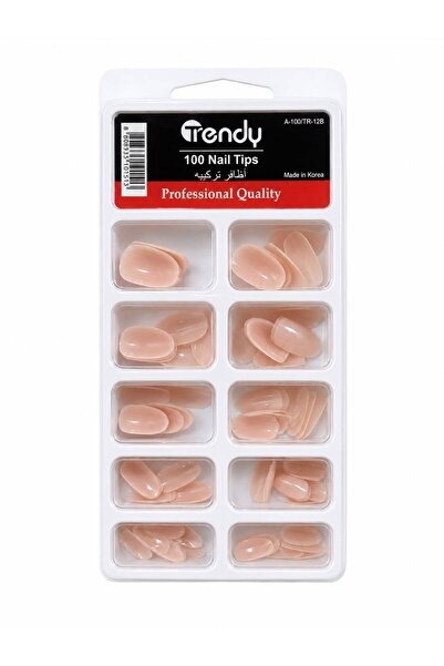 AWTSM Nails for Installation, Korean, Beige 12