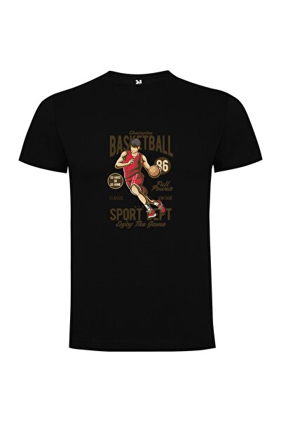 iLovePrints Basketball Dribble Retro Tshirt