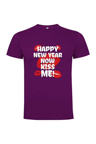iLovePrints Lip-Lock Happy New Year Tshirt