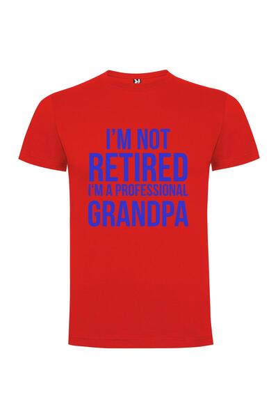 iLovePrints Grandpa Pro, Not Retired Tshirt