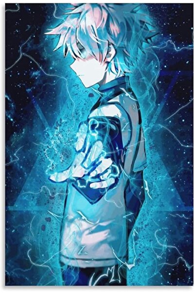 ESSESORIES Killua Zoldic Unframe Aesthetic Poster Wall Art Room Decor Self Ad...