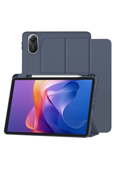 Techsuit Flex Trifold (με θήκη για μολύβι) - Xiaomi Redmi Pad 2 - Σκούρο Μπλε