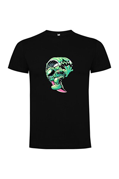 iLovePrints Galactic Surf Warrior Tshirt