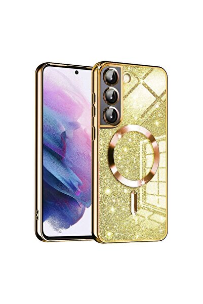 Techsuit Πολυτελές Γκλίτερ MagSafe - Samsung Galaxy S21 FE 5G - Χρυσό