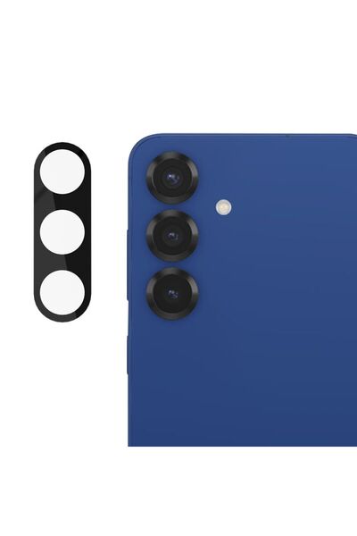 Techsuit Πλήρες Γυαλί Κάμερας - Samsung Galaxy S25 - Μαύρο