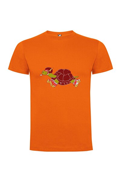 iLovePrints Turtle Skateboard Hero Tshirt