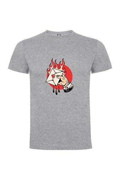 iLovePrints Burning Envelope Spell Tshirt