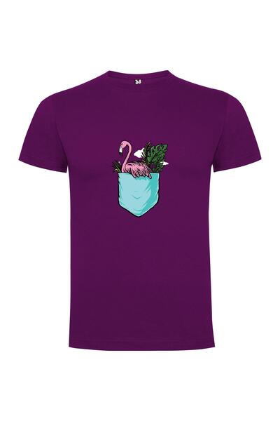 iLovePrints Flamingo Fauna Paradise Tshirt