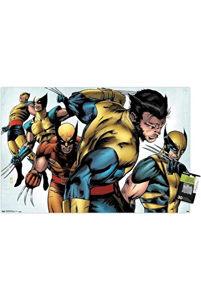 ESSESORIES Marvel Comics Wolverine Evolution Movie Poster Wall Art Room Decor...