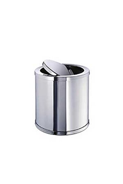 Windisch Cylinder Çöp Kovası, Sallanır Kapaklı - Krom