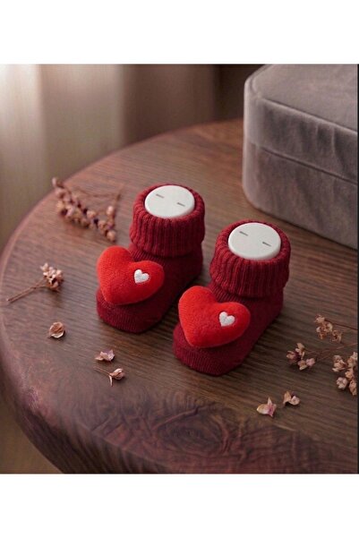 Baby by Bumbo Baby Socks with Red Heart Accessories