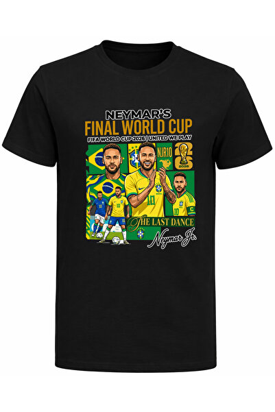 Efendioğlu Design تي شيرت مطبوع عليه "The Last Dance Neymar's" لكأس العالم 20...