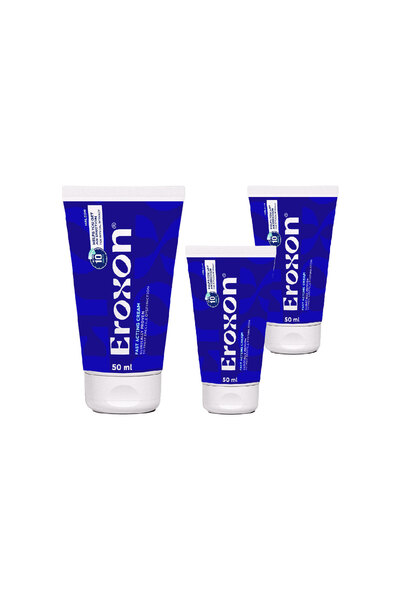 Eroxon YetişkinErkekler İçin 3 Adet ÖzelOlarak Geliştirilmiş Krem 50 ml