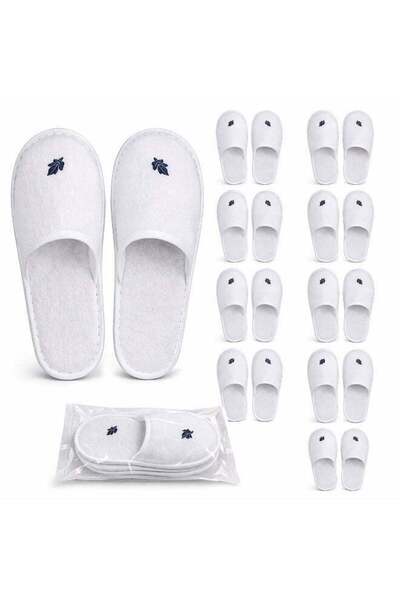 Bliss Casa Disposable Hotel Slippers, Closed Toe, Soft & Comfortable, Non-Sli...