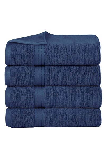 Bliss Casa Bath Towel Set 70x140 cm (4 Pack) - 550 GSM 100% Cotton Quick Dryi...