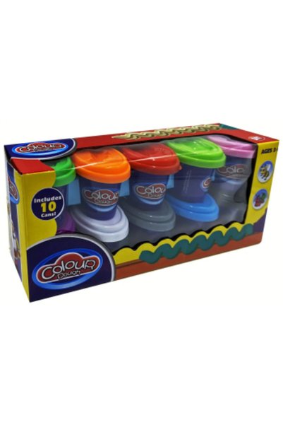Toybox Colour Dough Play Dough Set For Kids, 10 Pieces