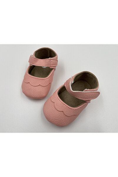 drool Pantofiori bebelus (Culoare: Somon, Marime: 0-6 Luni)