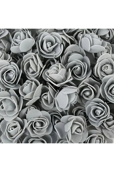 Choice9 100PCS Grey 100/150/300Pcs 3.5cm Artificial Flower Foam PE Rose Heads...