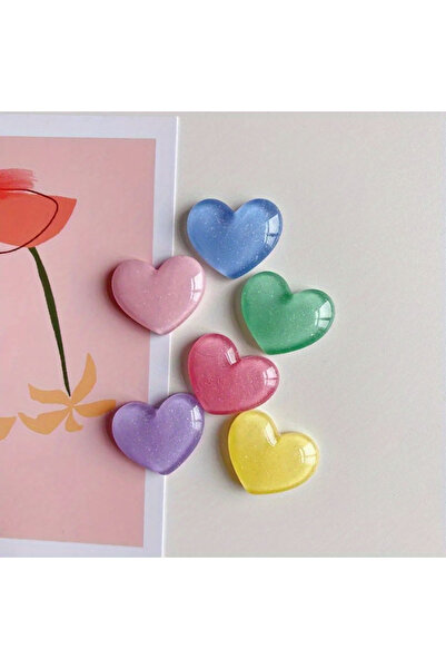 Choice 6Pcs 6Pcs cute heart-shaped refrigerator magnet suitable for kitchen a...