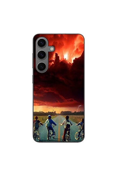 OEM Husa compatibila cu Samsung Galaxy S24 FE Silicon Gel Tpu Model Stranger ...