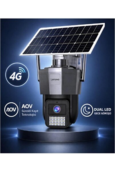 LENOVO X6T-4G 3MP AOV Smart Tek Kamera 4G Solar Kamera