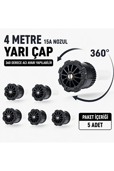 KRAİN K-RAIN 15A NOZUL 5 ADET (4 METRE)