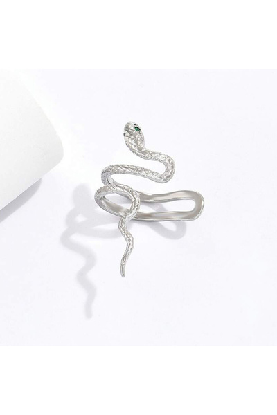 Choice1 AEH60164S 1PC Hip Hop 3D Snake Shape Clip-On Earring For Women Exquis...