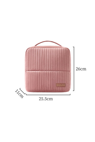 Choice1 Pink Fashion Makeup Bag Velvet Fashion Portable Makeup Bag Multifunct...