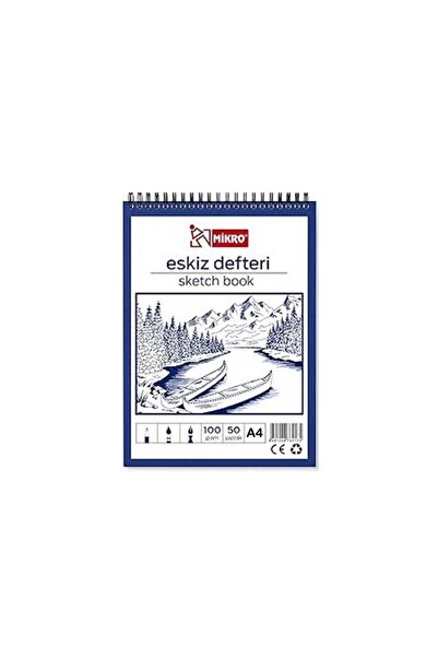 Mikro A4 Sketchbook Size 100Gr. 50Yp.